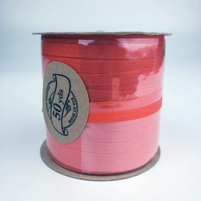 3/16th inch ribbon cotton orange