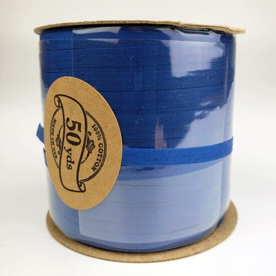 3/16th inch ribbon cotton royal