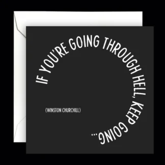 Going Through Hell Greeting Card
