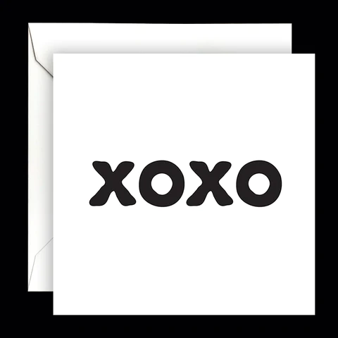 XOXO Greeting Card