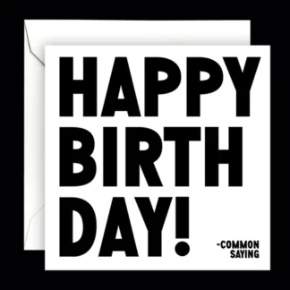 Happy Birthday! Birthday Card