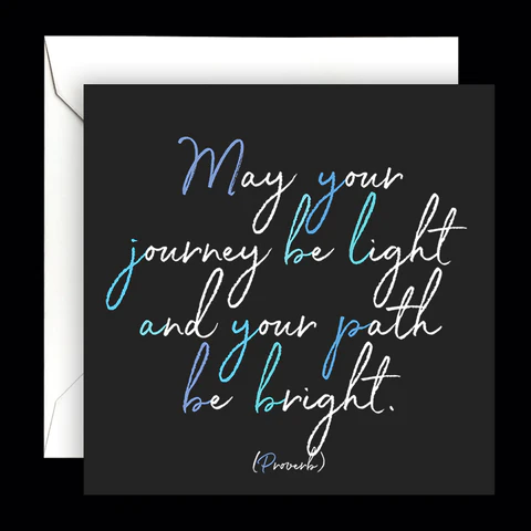 Light Journey Greeting Card