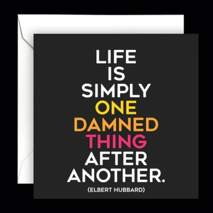 Life Simply Greeting Card