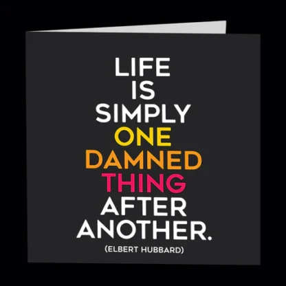 Life Simply Greeting Card