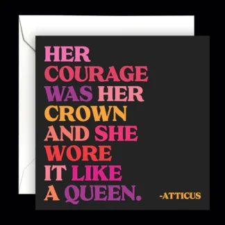 Courage Crown Greeting Card