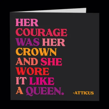 Courage Crown Greeting Card