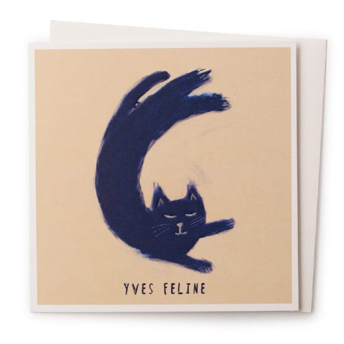 Yves Feline Greeting Card