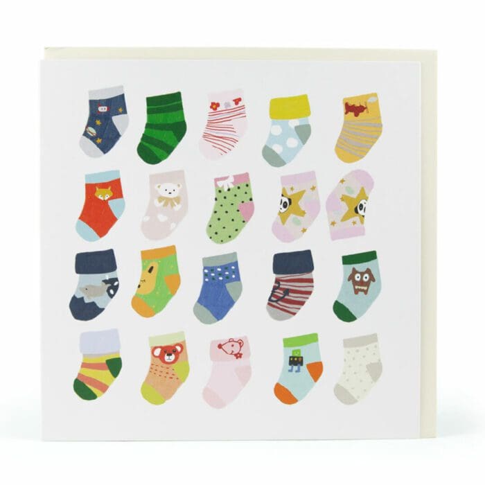 Baby Socks Greeting Card