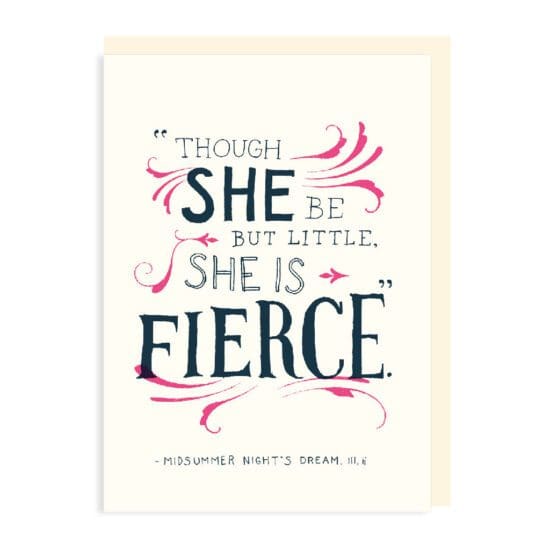 Fierce Greeting Card