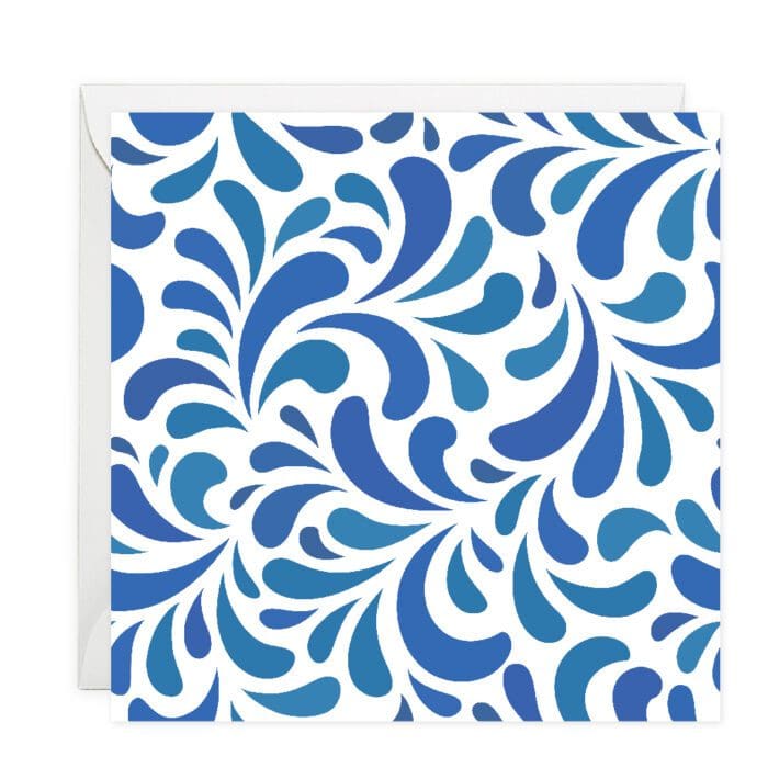 Abstract Pattern Paper Note Card