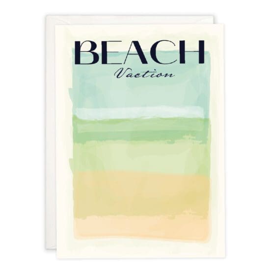 Beach Vacation Note Card