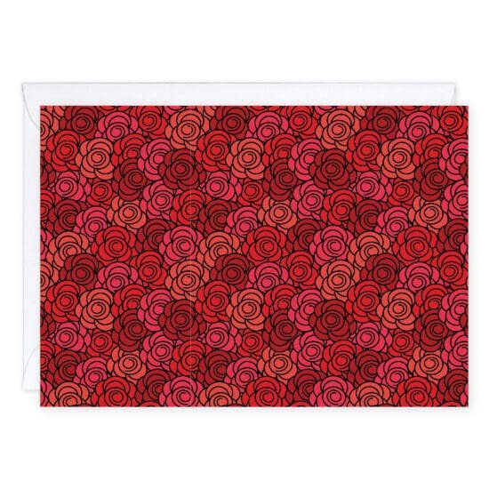 Bed of Roses Greeting Card