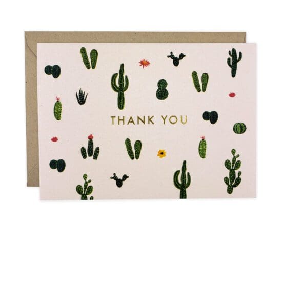 Cacti Thank You Card