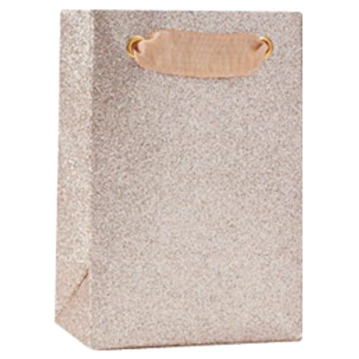 Champagne Glitter Gift Bag Small