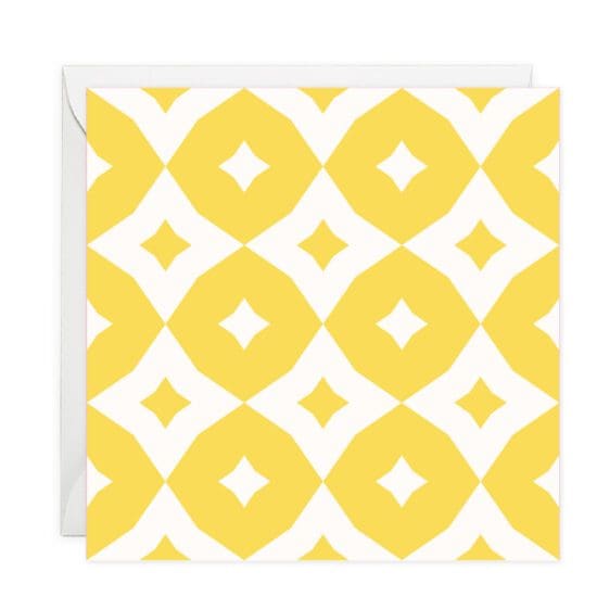 Diamond Pattern Paper Note Card