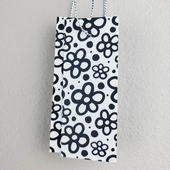 Floral Print Gift Tag