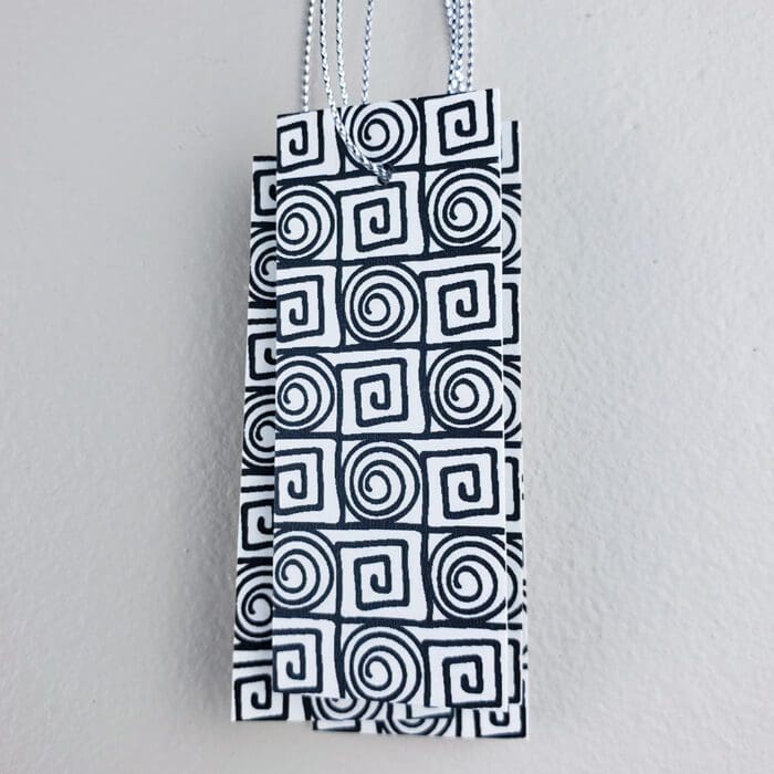 Geometric Pattern Gift Tag