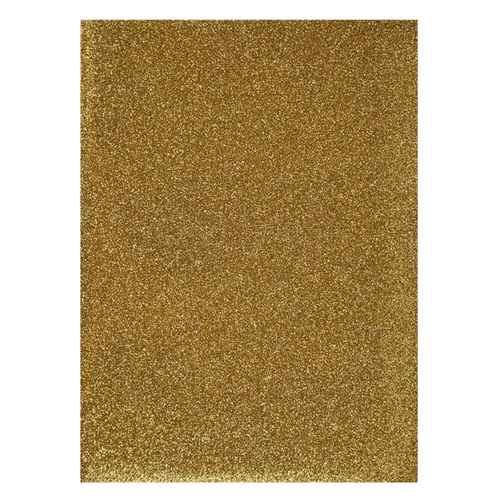 Gold Glitter Wrapping Paper. Celebrate with this wrapping paper covered in ultra-shiny gold glitter. For those who love to sparkle, these papers are brilliant. 27.5″ x 59" continuous roll.