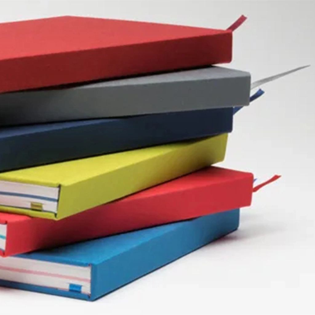 Hardcover Cloth Notebooks.