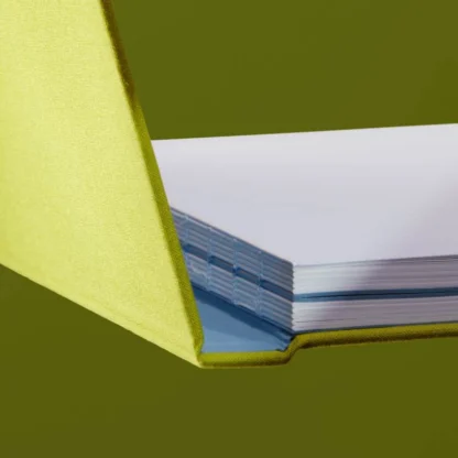 Lime Green Hardcover Notebook.