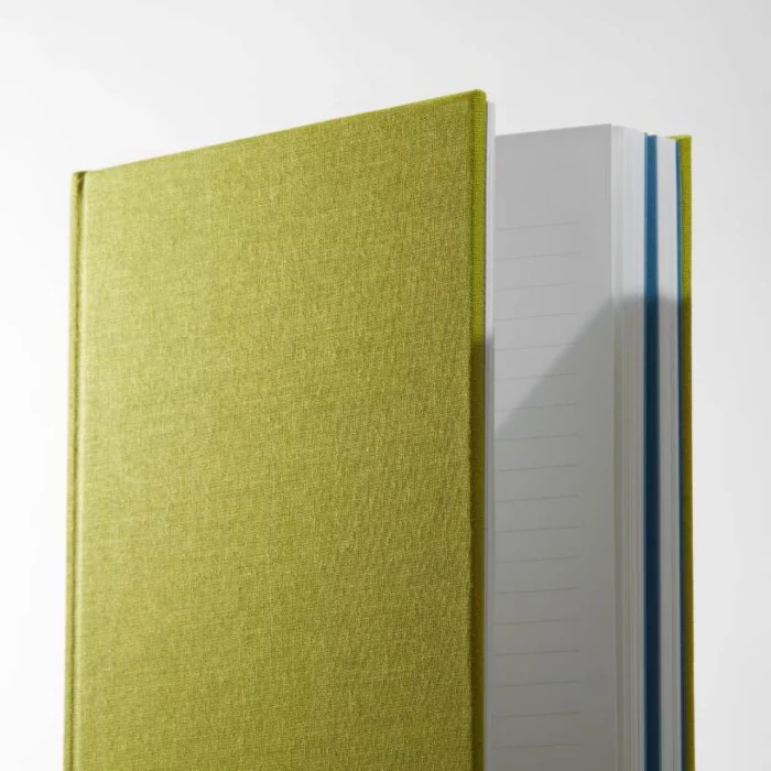 Lime Green Hardcover Notebook.