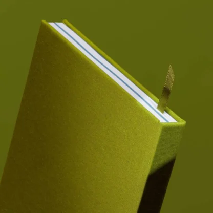 Lime Green Hardcover Notebook.
