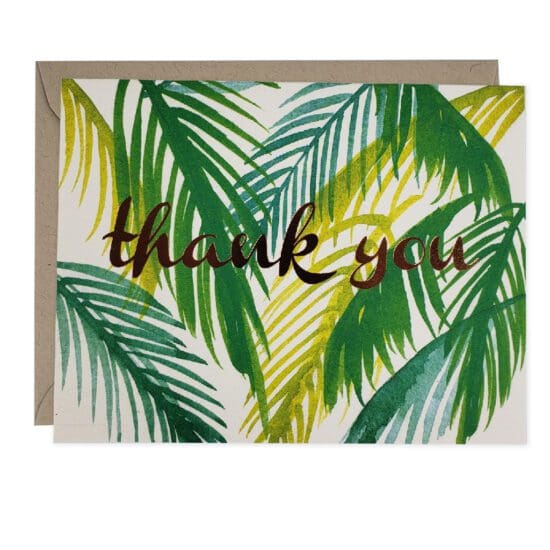 Palms Thank You Card