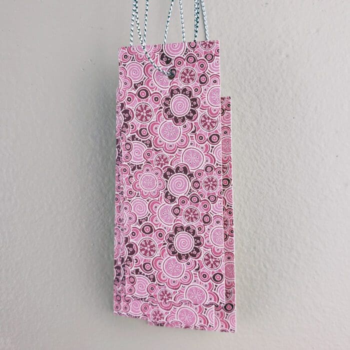 Pink Flowers Gift Tag