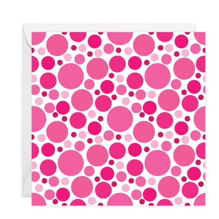 Round Pattern Note Card