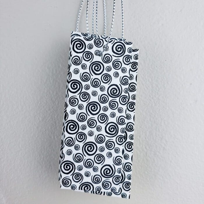 Spiral Circles Gift Tag