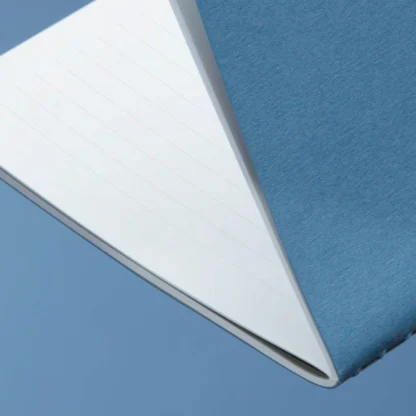 Steel Blue Softcover Journals. Lined.